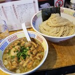 塩そば専門店 桑ばら - カリカリ鴨皮のつけそば ～春よ恋麺使用～