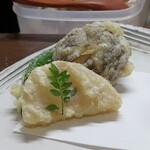 桶家乃隠居 - たけのこの天ぷらと色々