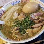 塩そば専門店 桑ばら - 鯵と真鯛の梅紫蘇塩つけそば