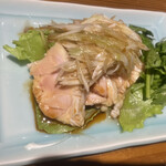 中華たけ亭 - 蒸し鶏ネギダレ