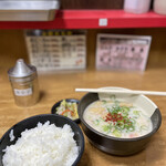 十八番 - かす汁定食@420円