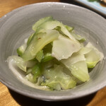 中華たけ亭 - 浅漬け生ザーサイ