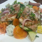 ビストロ バキュース - ２０１３・７・２２　豚足豚タンゼリー寄せ