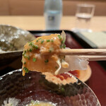 わたなべ - あん肝を絡めて