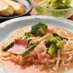 うどん茶屋　結備庵 - 明太子を使った創作うどん『春色の明太子うどん』