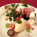 Bistro COLORIS - メニューB 1800円 のデザート5種盛り合わせ