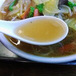 徳市 - スープの塩味と野菜の旨味が、すきっ腹に染みます