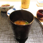 新ばし 星野 - 味噌汁