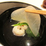 新ばし 星野 - 丸大根の下