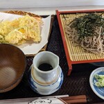 和食処　麻の葉 - 天ざる¥1350