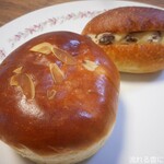 手作りパン工房　ウ―の森 - クリームパン＆練乳ラムレーズン