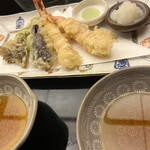 そばきり酒房 すだ金 - 天ぷら盛合せ