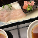 そばきり酒房 すだ金 - カワハギの刺身