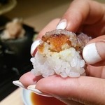 鮨松波 - 蝦蛄はたっぷりの子持ち