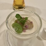 レストラン ラ・フロレゾン・ドゥ・タケウチ - 冷製ポタージュスープ
