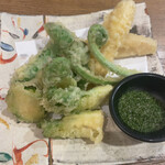 北堀江 ほおずき - 春の山菜の天麩羅