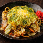 Hiroshima Fuu Okonomiyaki Momijiya - キムチ焼ウドン