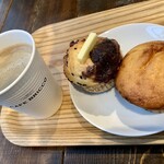 Kafe Burikko - ブレンドコーヒーＲ＆クリームブリュレ＆おぐらバター