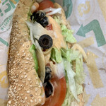 サブウェイ - 料理写真:エビアボカド昼得(野菜上限)