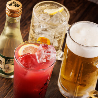 히로시마 현 특유의 술과 사워, 스테디셀러 음료도 충실
