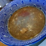 中華そば専門店 ほおじろ - 煮干しつけそばスープ