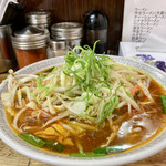 ラーメン専門店 天心 - 野菜ラーメン、激辛1、小盛り