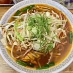 ラーメン専門店 天心 - 野菜ラーメン、激辛1、小盛り