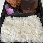 ほか弁　日本亭 - 料理写真:でかからハンバーーーーグ❗️ええやん❗️唐揚げ好きなやつや❗️