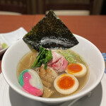 酒肴場 屯 - 【限定】帆立白醤油らぁ麺¥1350、海鮮丼¥500