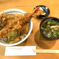 北新地 天富 - 海老天丼 1500円