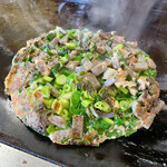 Okonomiyaki Nasu - すじねぎ焼き