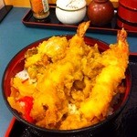 小諸そば - 天丼　エビ１本サービス