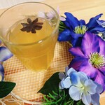 自家栽培のいちじく茶（ICE・HOT）