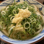 丸亀製麺 - かけうどん並(¥390)