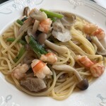 Piccola ROMA - 海老と小松菜のパスタ