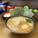 Suzukiya - 豚骨焼豚麺（醤油）960円・小ライス180円・味玉（クーポン利用）