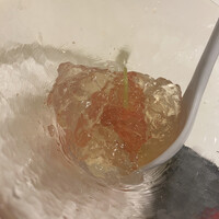 肉の匠 将泰庵 船橋駅前 はなれ店 - グレープフルーツとホタテとズワイガニのジュレ。意外と合う…！