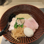 Tokyo Style Noodle ほたて日和 - 「特製」帆立の昆布水つけ麺 醤油     1400円