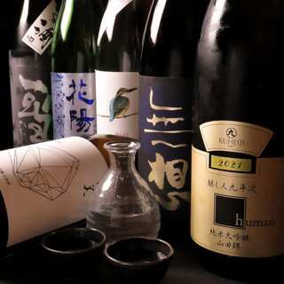 Sake is recommended ◎We have a wide selection of alcohol that goes well with the dishes.