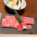 Kumamoto Akau Shishabushabu Koubai - あか牛四種　お野菜