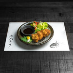 Kinako pork fillet cutlet set meal from Miyazaki prefecture