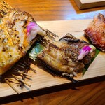 地酒と道産食材 一笑 - 本日の漬け魚盛り