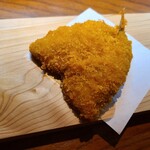 地酒と道産食材 一笑 - お通しはアジフライ