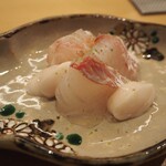 寿し 京町堀 佐藤 - 瀬戸内 真鯛とフグ白子