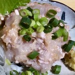 居酒屋いいの - ドンコの肝入りタタキ