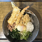 かまど - スペシャル 天盛り おろしぶっかけうどん 冷　９９０円　(2023/04)