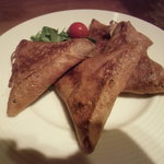 ル テロワール - 蕎麦粉ガレット鶏肉とマッシュルーム包み