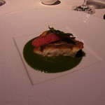 フランス料理グルメ - 真鯛のバジルソース