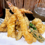 ほろよい - 天ぷら盛り合わせ（魚介）