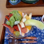 Meiji Sabou - フルーツあんみつ